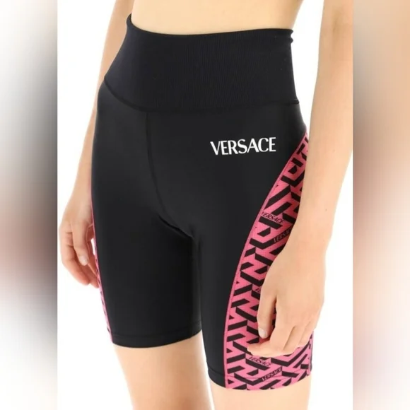 Versace Women's Gym / Cycling Shorts With Greca Signature Inserts Size 3 (NWT) - Picture 3 of 6
